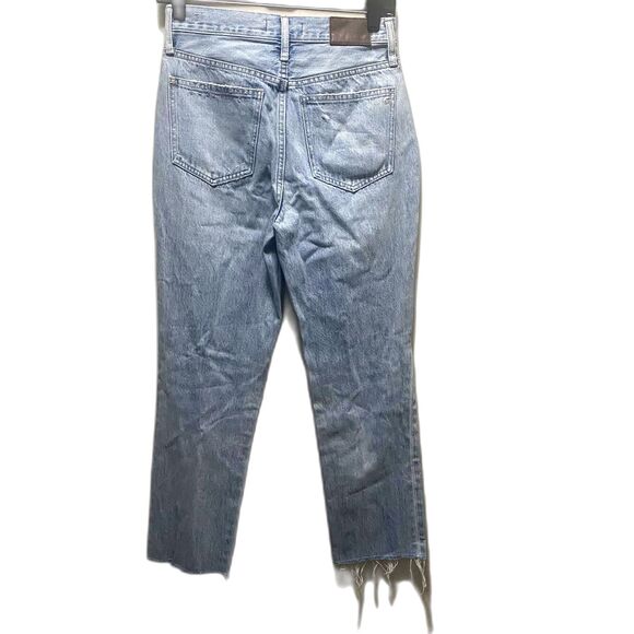 Madewell The Perfect Vintage Jeans Calabria Wash Ripped Edition Size 25 Waist - Picture 5 of 8